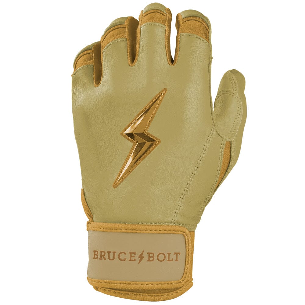 Bruce Bolt Gold Series Premium Cabretta Leather Batting Gloves