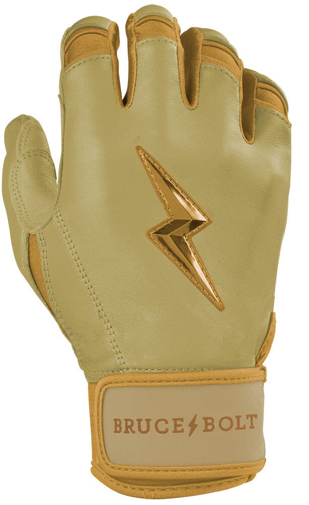 Bruce Bolt Gold Series Premium Cabretta Leather Batting Gloves