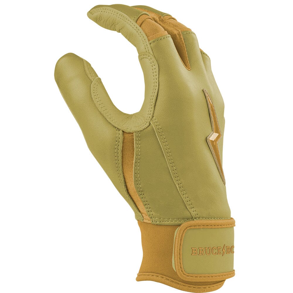 Bruce Bolt Gold Series Premium Cabretta Leather Batting Gloves