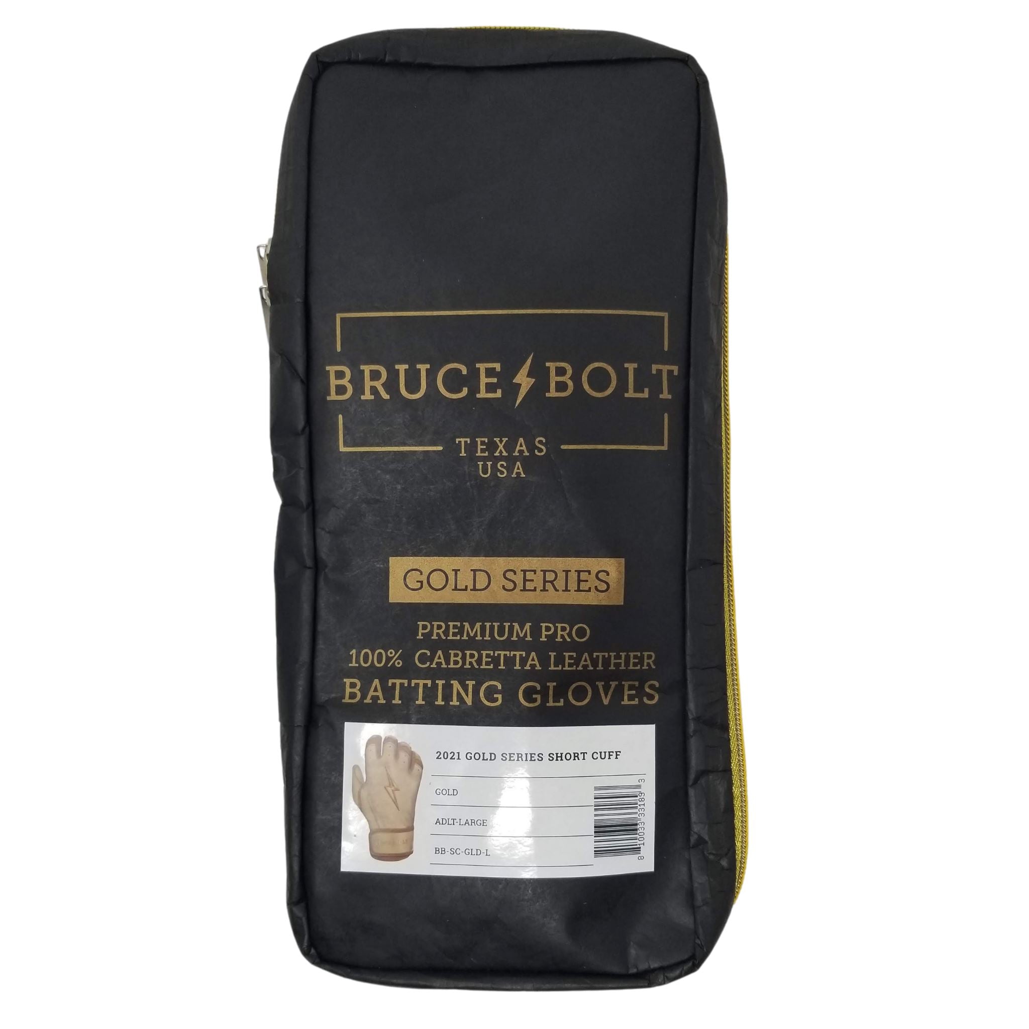 Bruce Bolt Gold Series Premium Cabretta Leather Batting Gloves