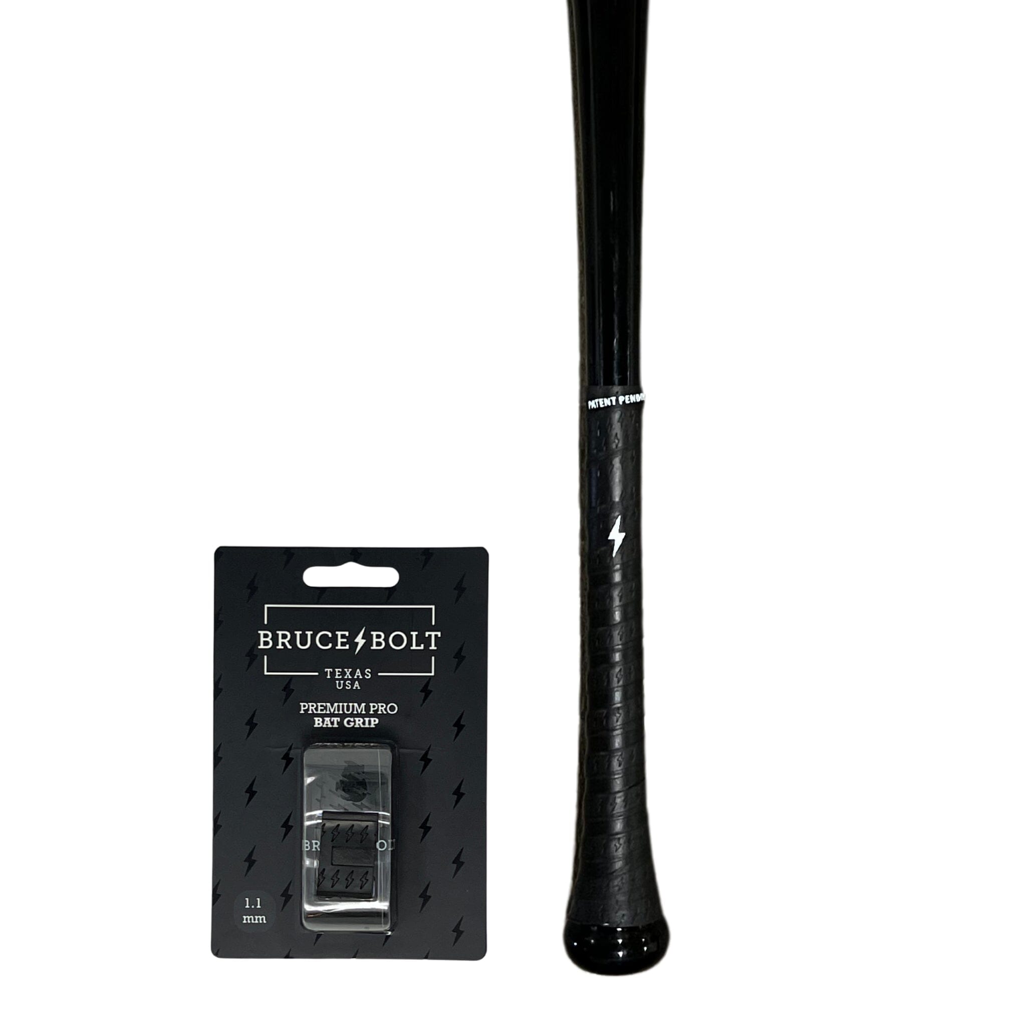 Bruce Bolt Pro Bat Grip - Tacky, Durable for Baseball & Softball
