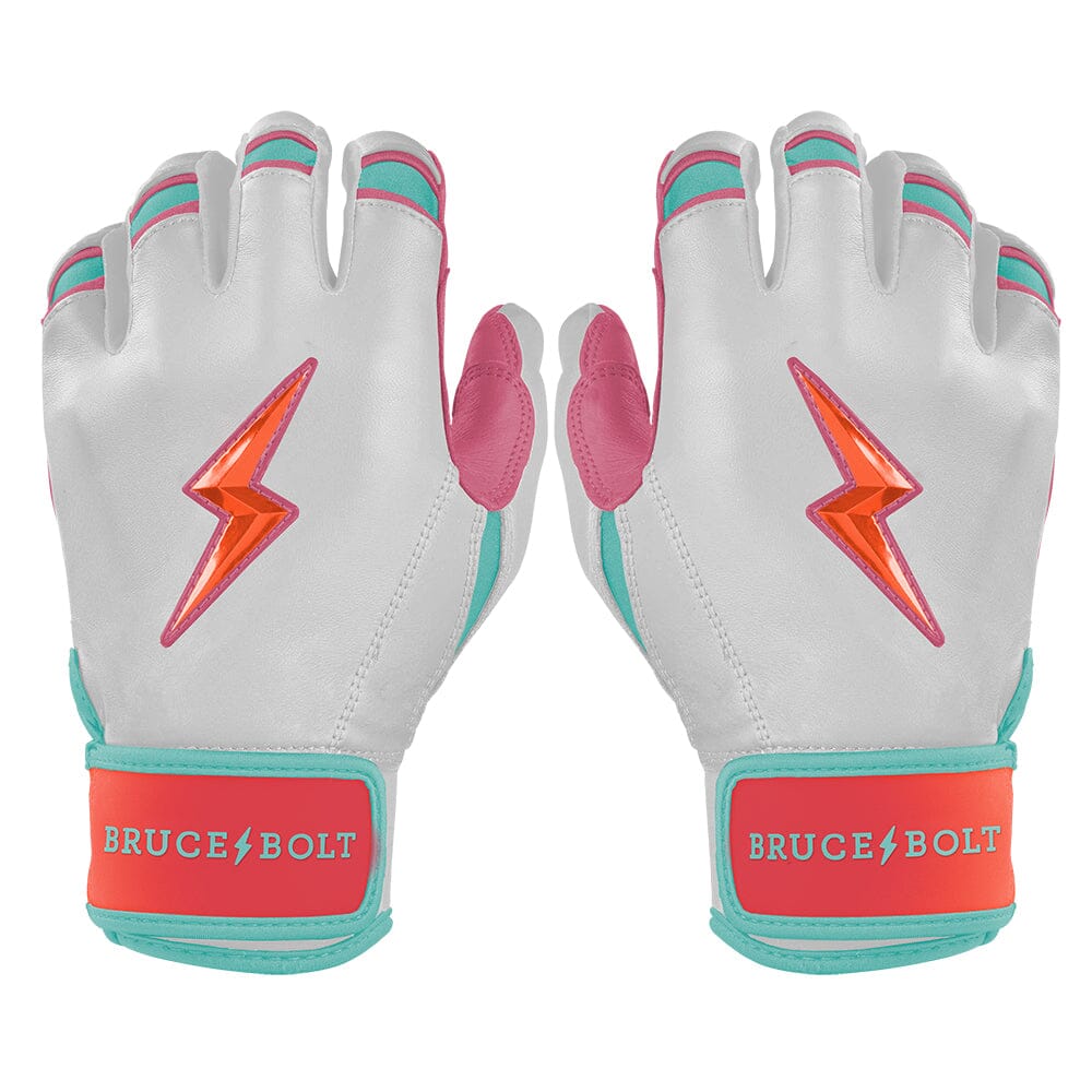 Bruce Bolt Premium Pro Short Cuff Batting Gloves - Cabretta Leather