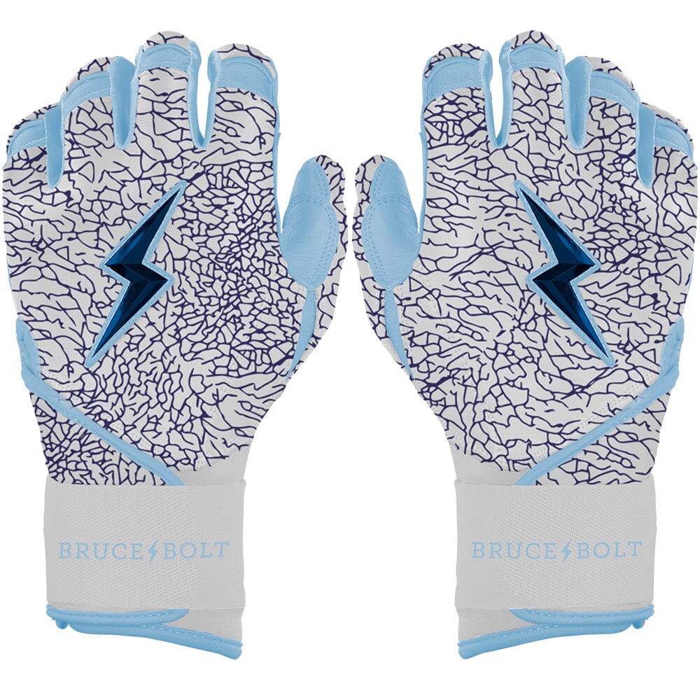 Bruce Bolt HAPP Series Long Cuff Batting Gloves - Elephant Print & Cabretta Leather